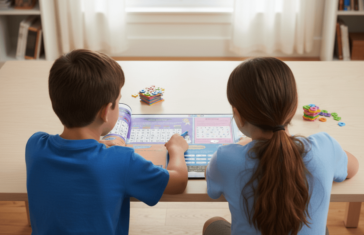  Swago Decode & Dine Mat for Kids – Fun Dining Mat with Coding Games & Puzzles to Solve While Eating | Helps Kids Learn Coding Basics | Ages 7+ thumbnail 2