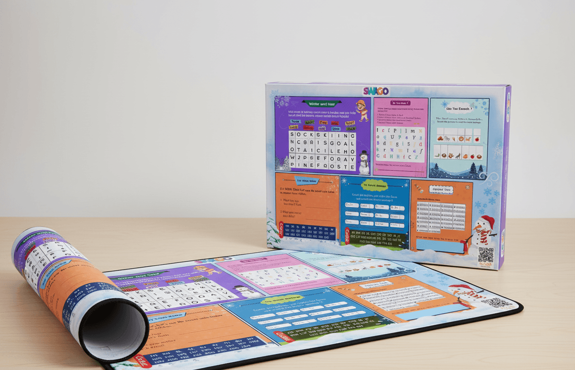  Swago Decode & Dine Mat for Kids – Fun Dining Mat with Coding Games & Puzzles to Solve While Eating | Helps Kids Learn Coding Basics | Ages 7+ thumbnail 3
